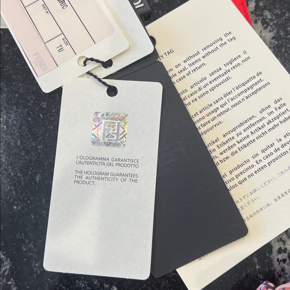 NWT FENDI HAIR SCRUNCHIES - Picture 6 of 8